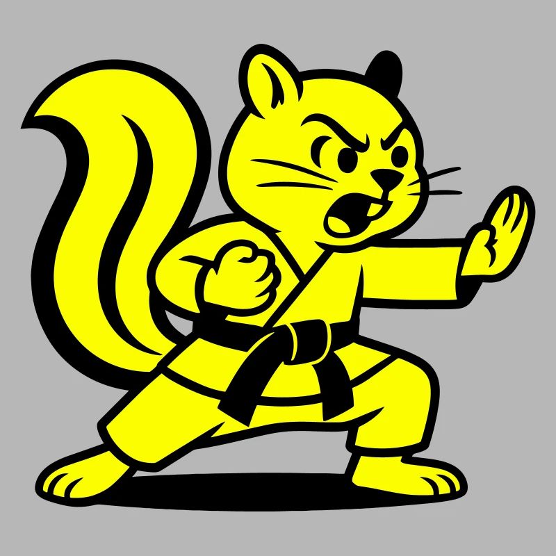 Karate Squirrels!