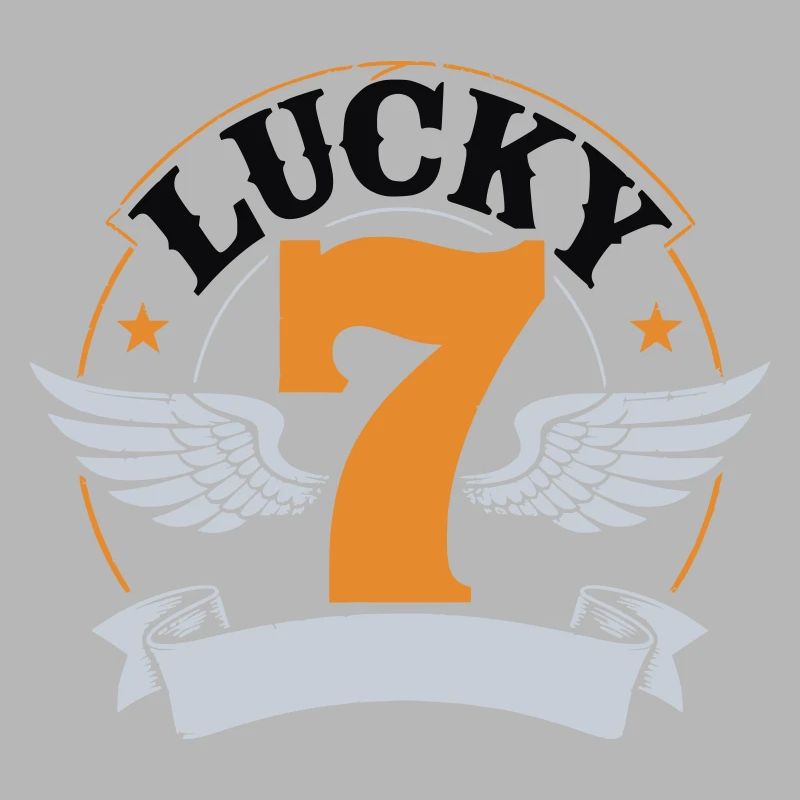 Lucky 7 – Customizable biker design