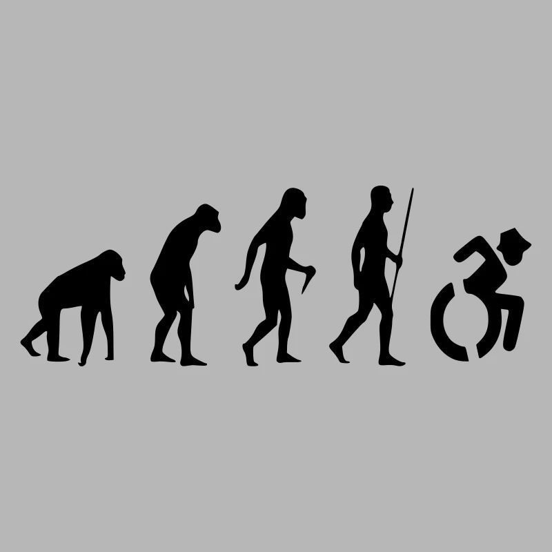 Evolution Rollstuhl. Die Rollstuhl-Evolution *