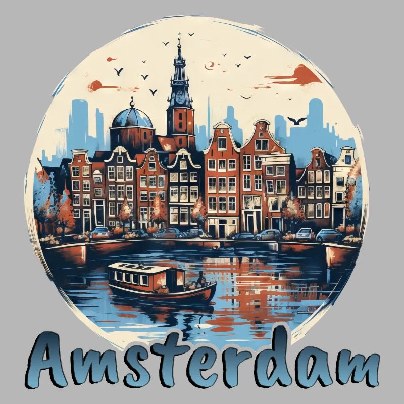 Ámsterdam Edificios Coloniales Harbour Vintage