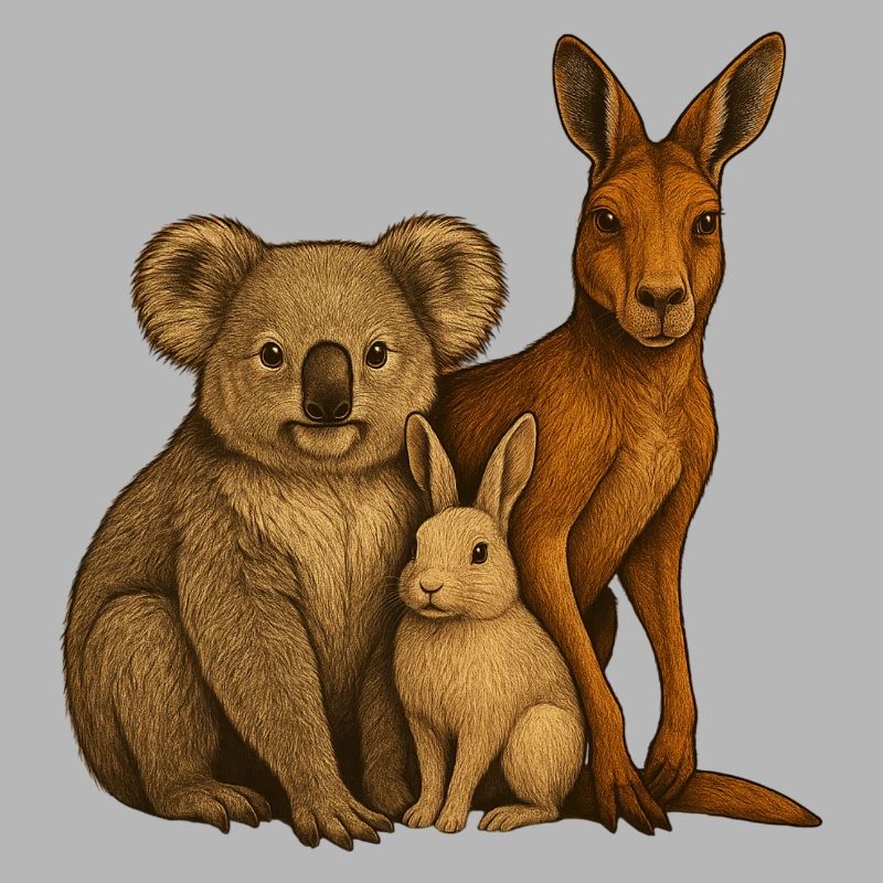 Koala Kangaroo Rabbit