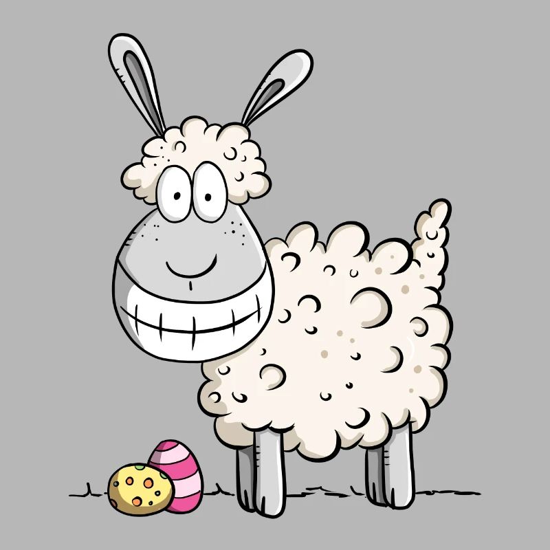 Happy Easter sheep I Easter gift Easter motive Fun