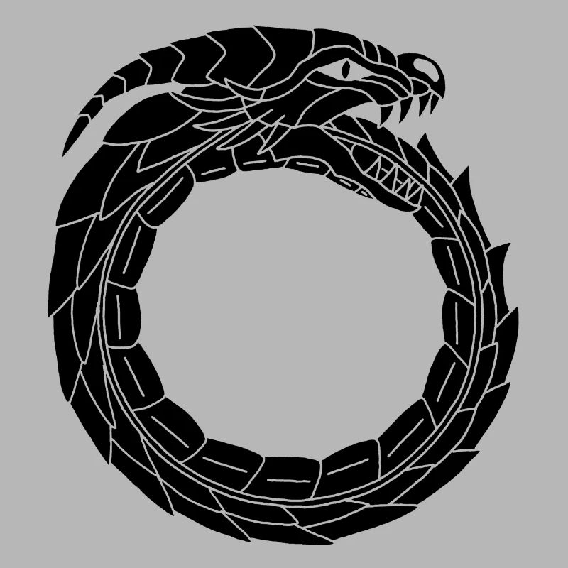 Verschlingender Schwarzer Drache