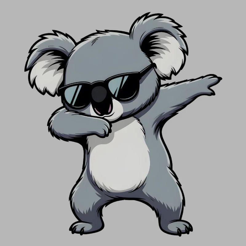 Dabbing Koala
