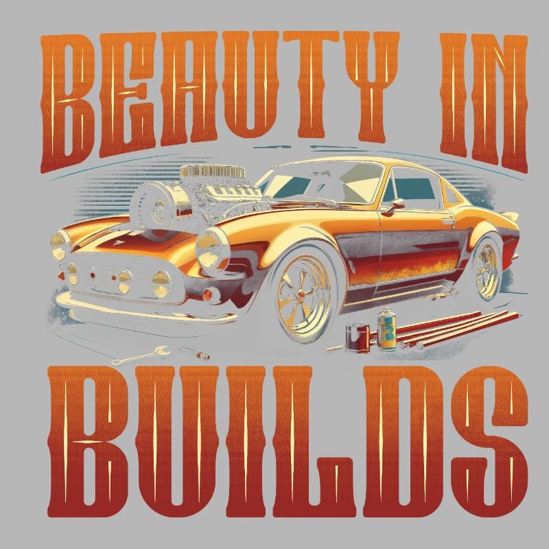 Piękno restauracji samochodowej w budynkach