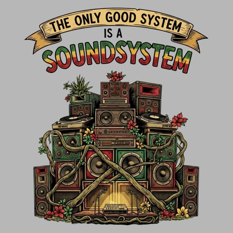 Système de sonorisation Collage Dub Reggae