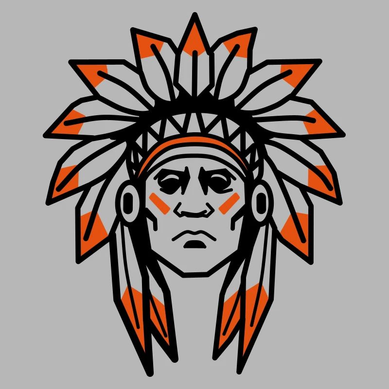 Chef autochtone Apache indien