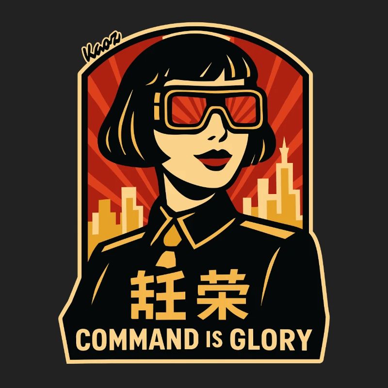 Affiche rétro de Command Is Glory