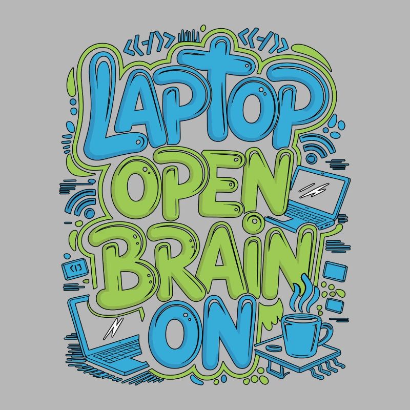 Remote Developer Laptop Open Brain On Remote Coder