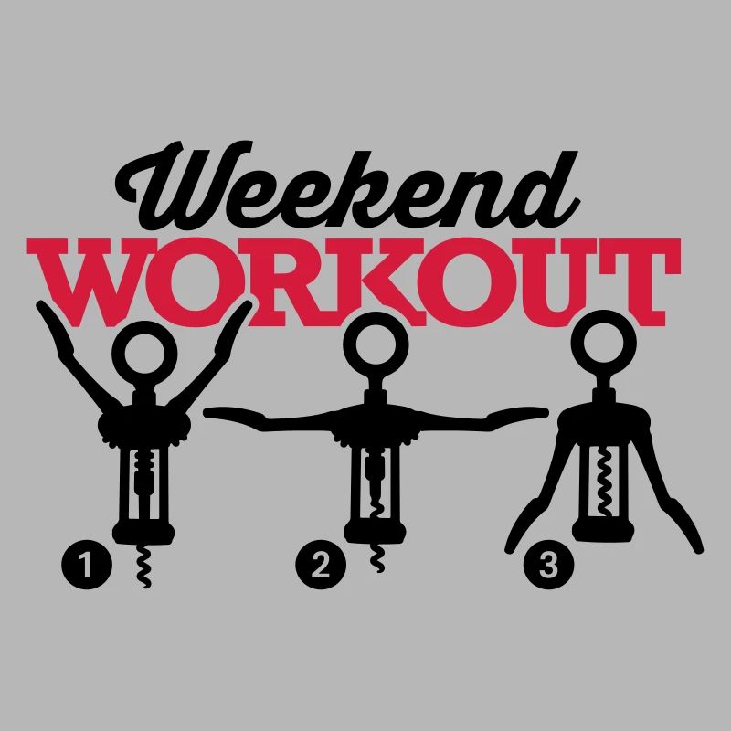 Weekend workout corkscrew