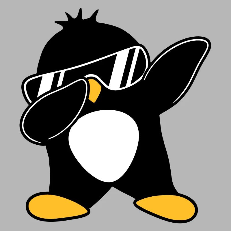 Dabbing Pinguin