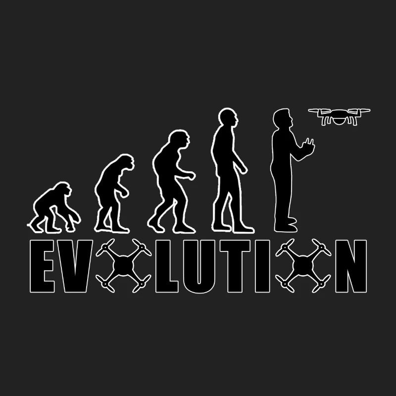 EVOLUTION DROHNE Geschenk Bodenpilot Fliegen