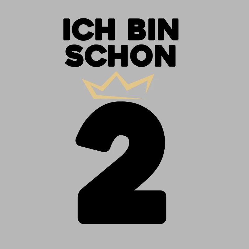 2 Geburtstag - 2 Jahre mit Krone
