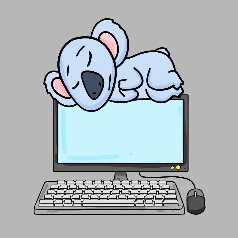 Koala Computer Nerd Programmeur Cadeau