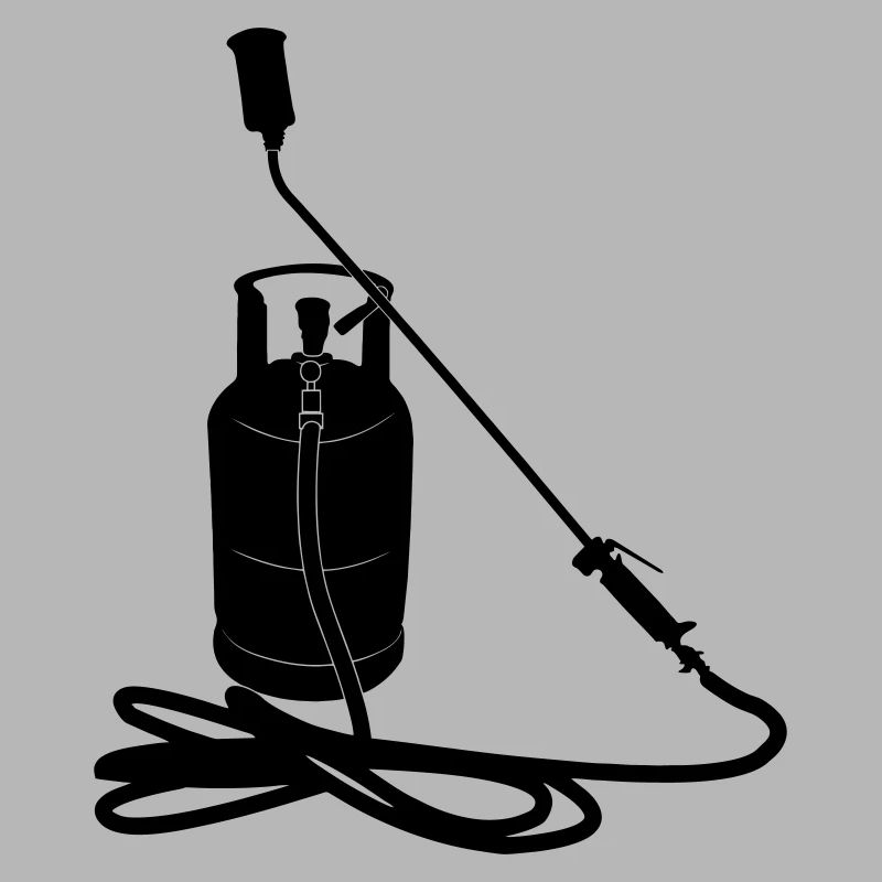 Gas burner shadow image
