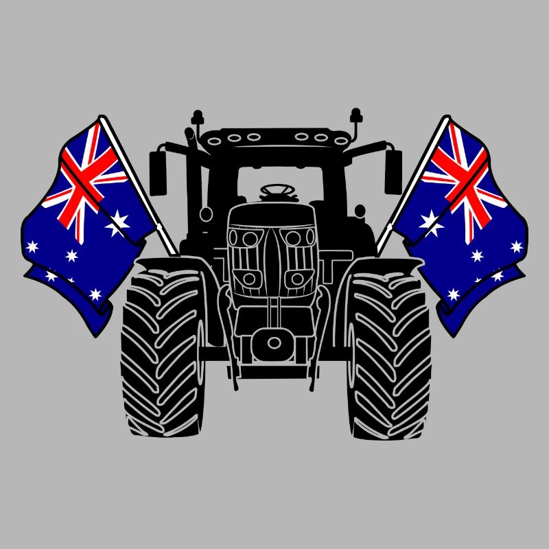 Tractor two flags Australia