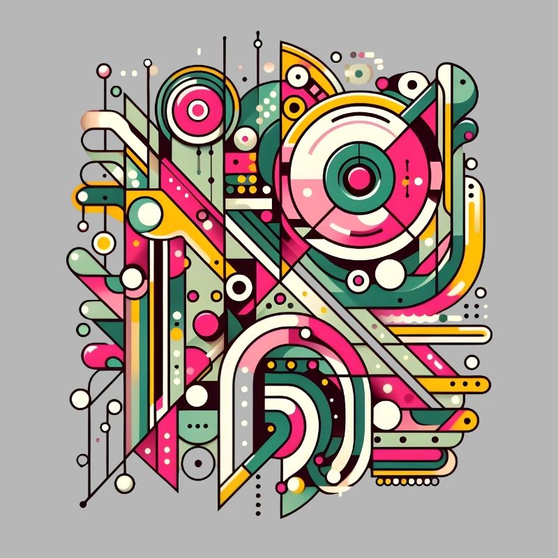 Neon Geometry — Hypergrid