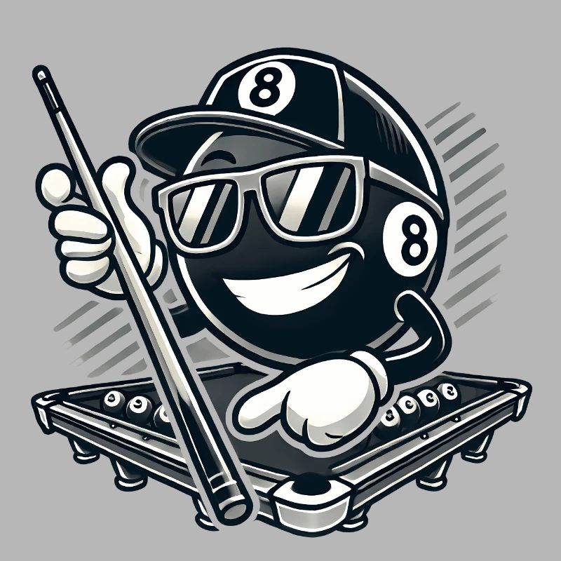 Billard élégant à 8 boules