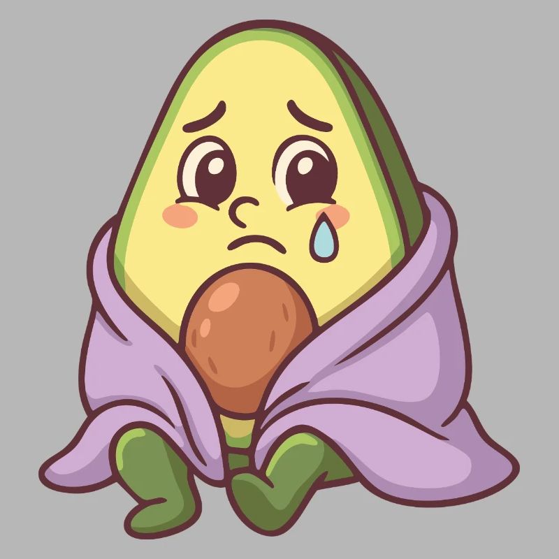 Avocat triste