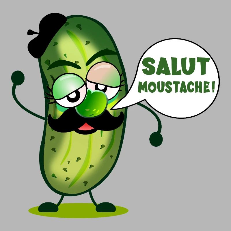 HALLO SCHNURRBART GURKEN
