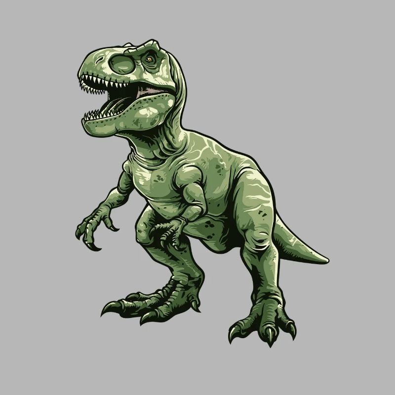 Vert Rétro Dino T Rex