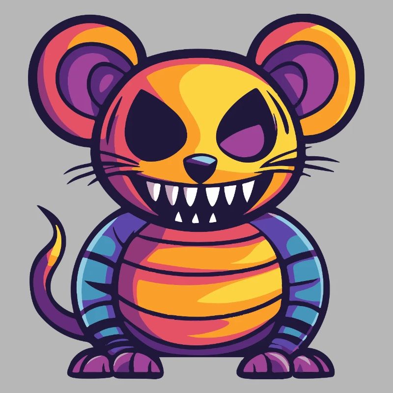 Mouse Halloween Comic Zombie