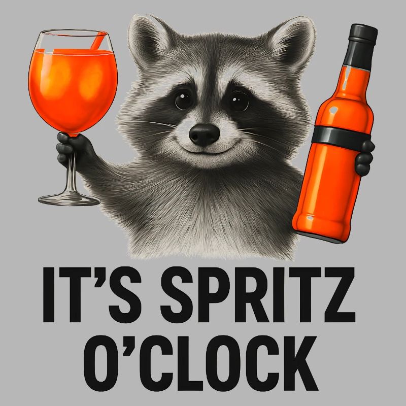 It's Spritz O'Clock Waschbär Party Geschenkidee
