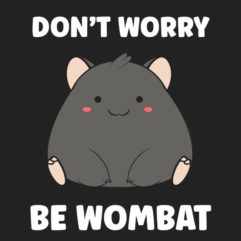 Wombat Peaceful Pattern Joy