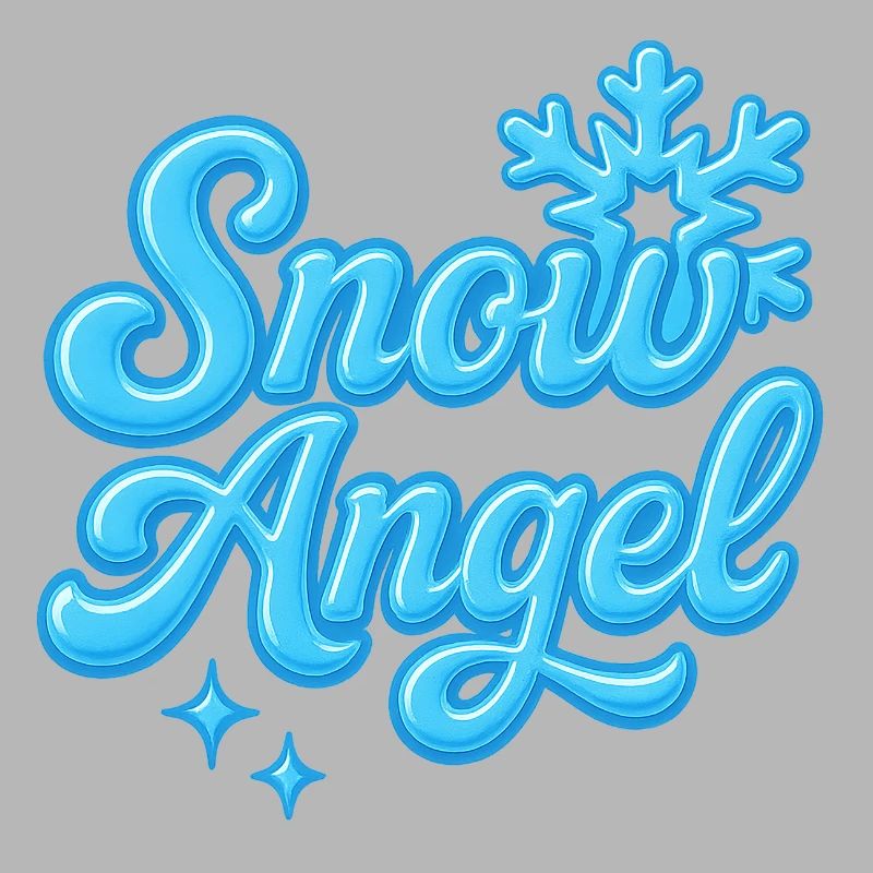 snow angle / y2k statement design 