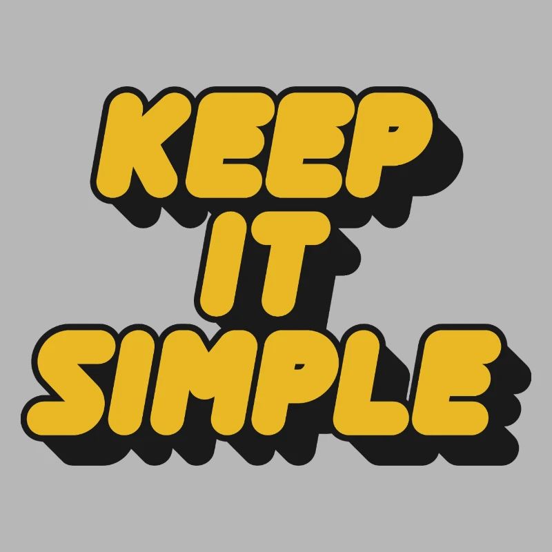 Keep It Simple Retro Bold