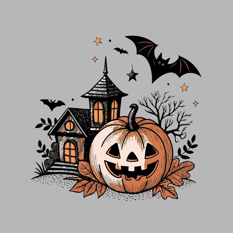 Pumpkin Jack Lantern Haunted Night