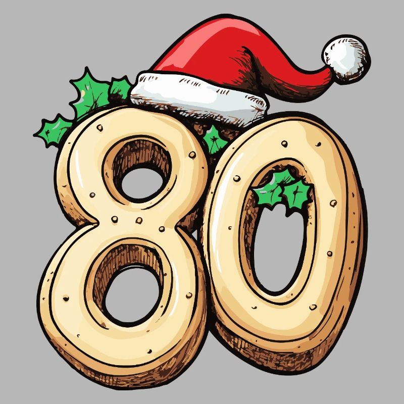 Biscuit de Noël à 80 chiffres