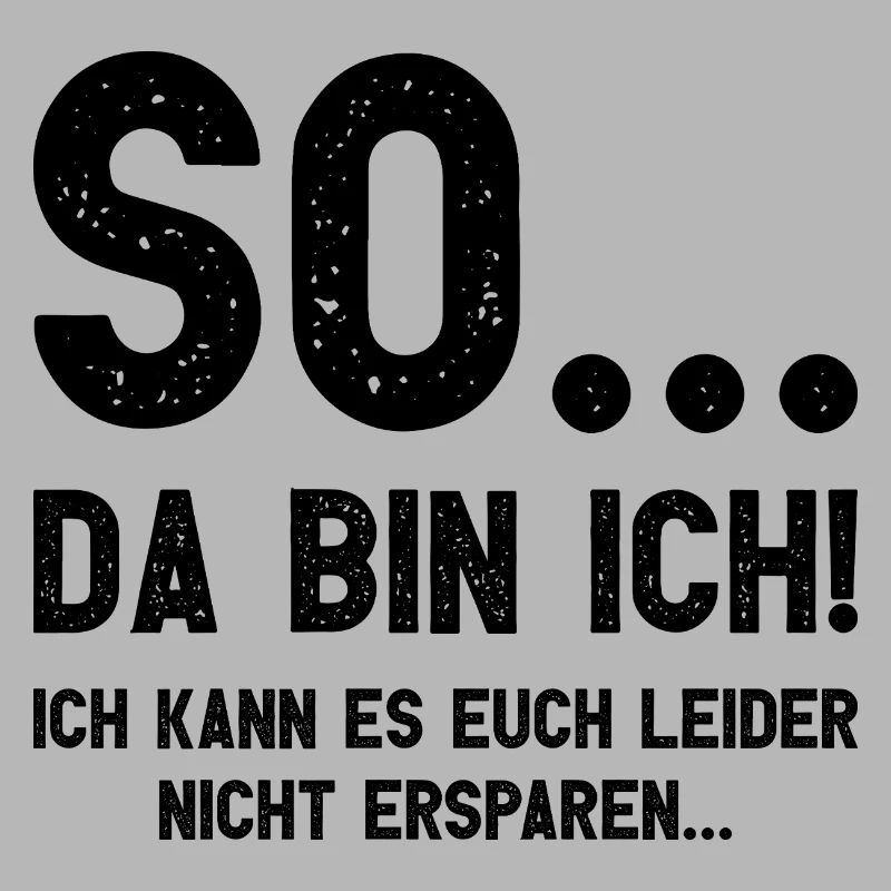 Da bin ich! Ich kann es Euch leider nicht ersparen