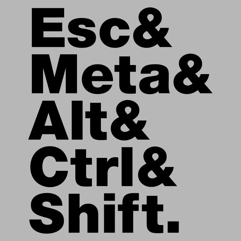 Esc & Meta & Alt & Ctrl & Shift