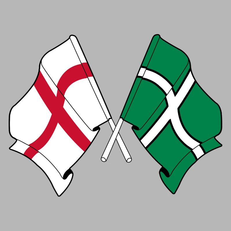 Devon & England Crossed