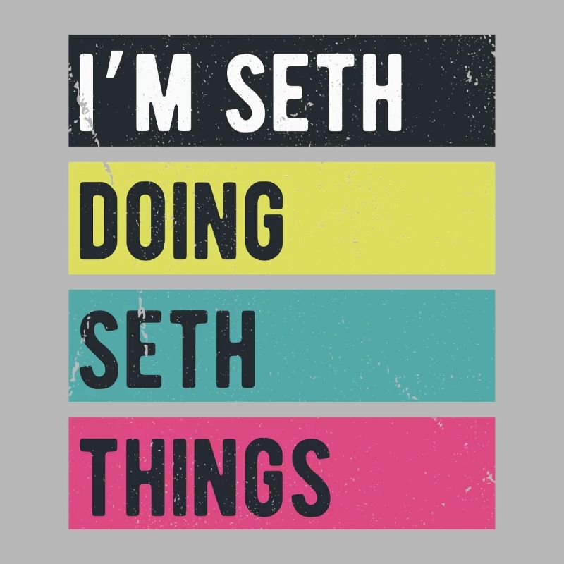 I’m Seth Doing Seth Things Retro Colors