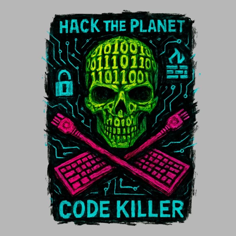 Hack the Planet Code Killer - Cybersécurité