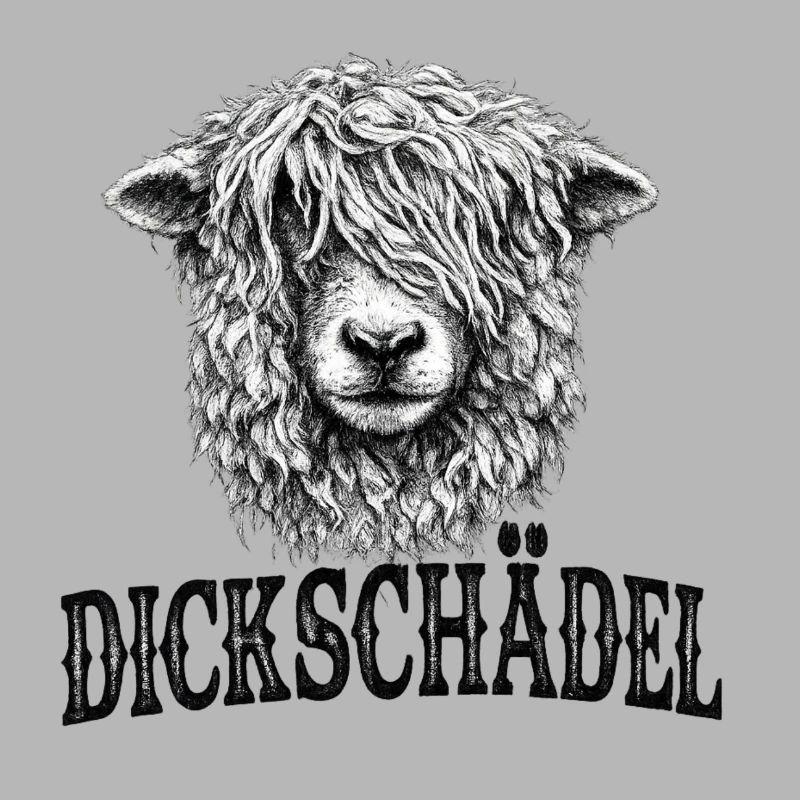 Witziges Schaf Dickschädel
