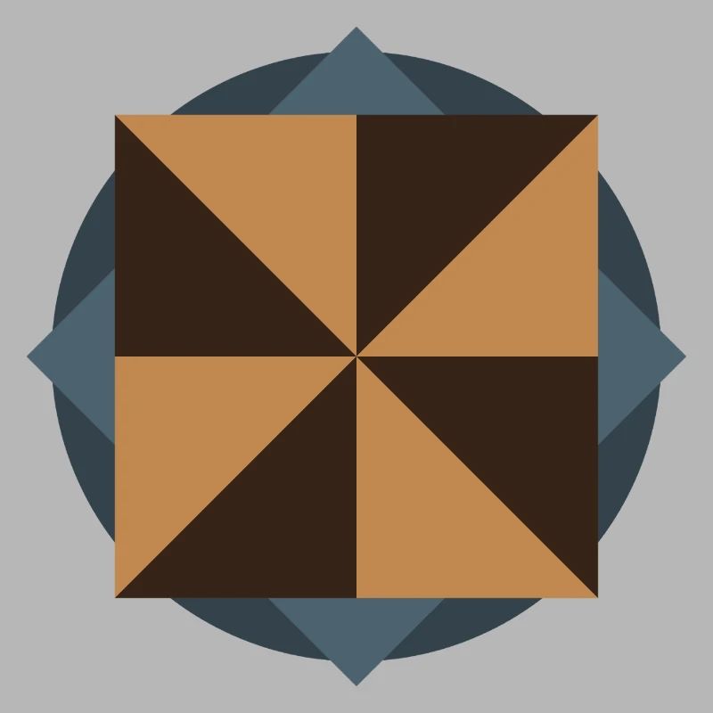 GÉOMÉTRIE DU NOYAU PYRAMIDAL | Œuvres d’art Basic Shapes