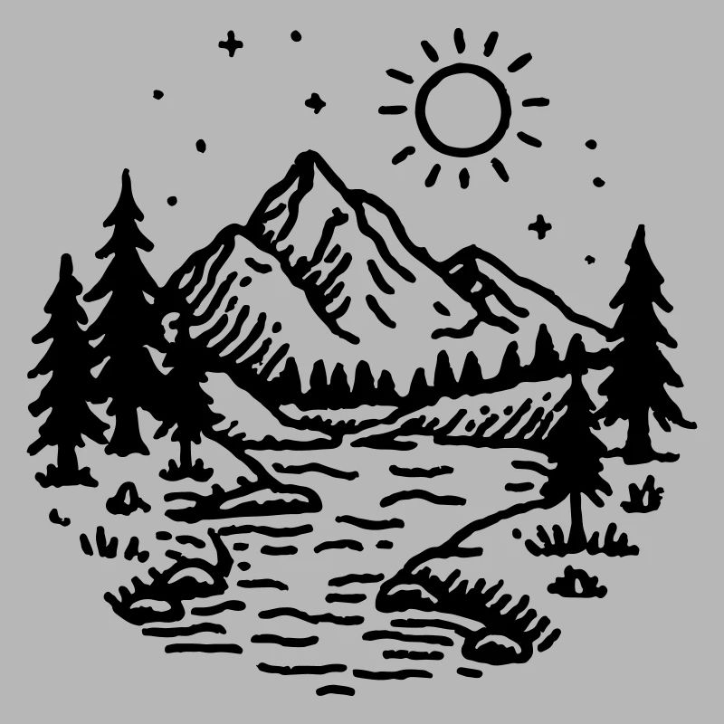 Mountains Landscape Forest