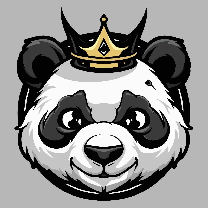 Panda Head Crown