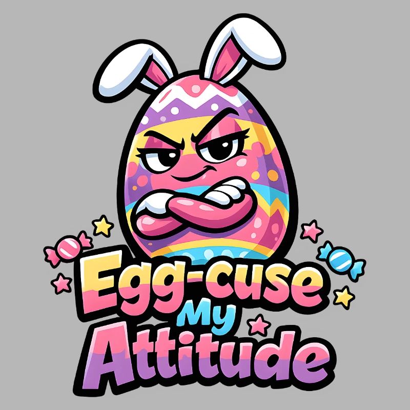 Egg-Cuse My Attitude Easter