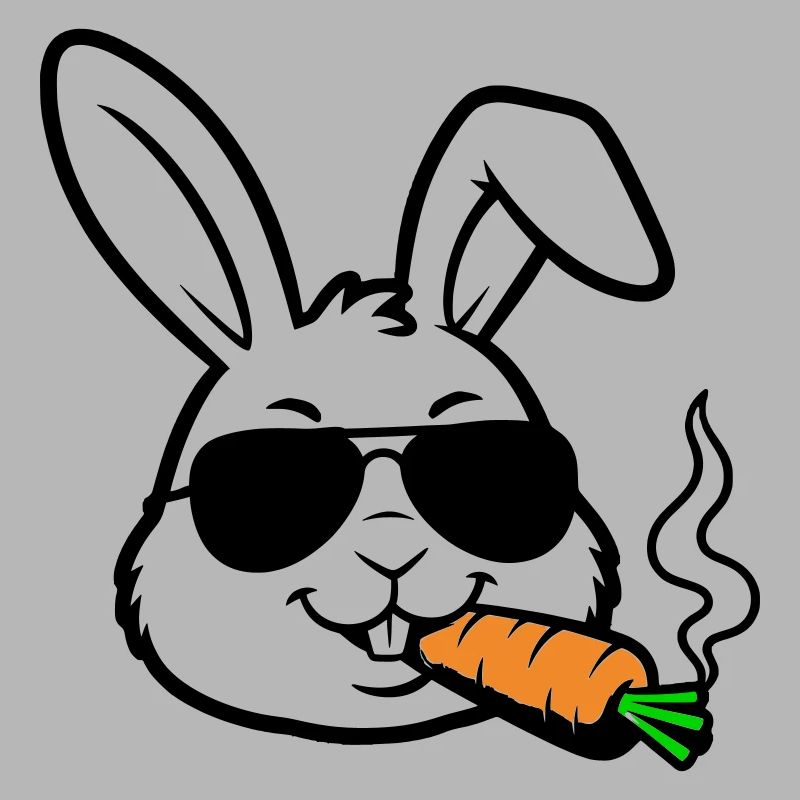Hase Brille Karotte Comic