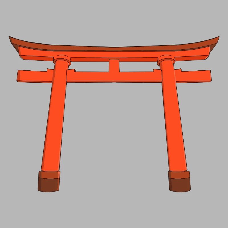 Lebendiges Torii-Tor