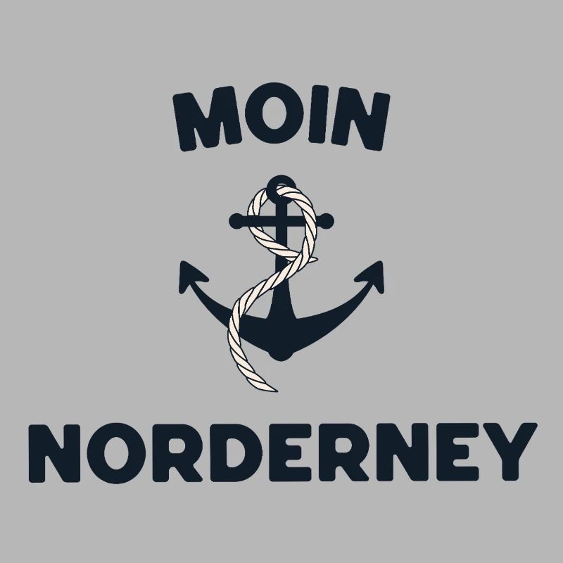 Moin Norderney – Maritimes Anker-Design