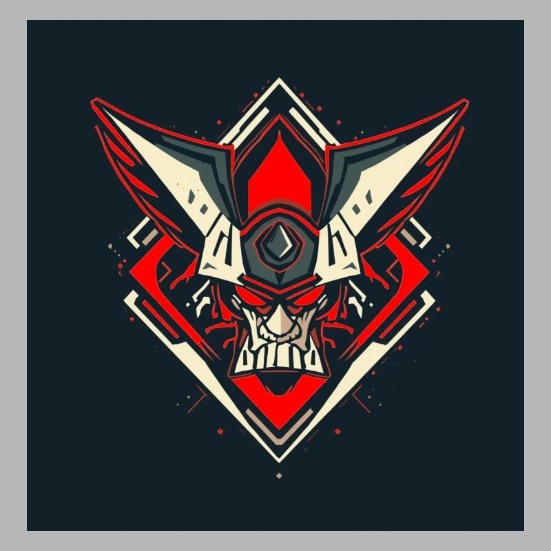 Schädel Warrior Emblem