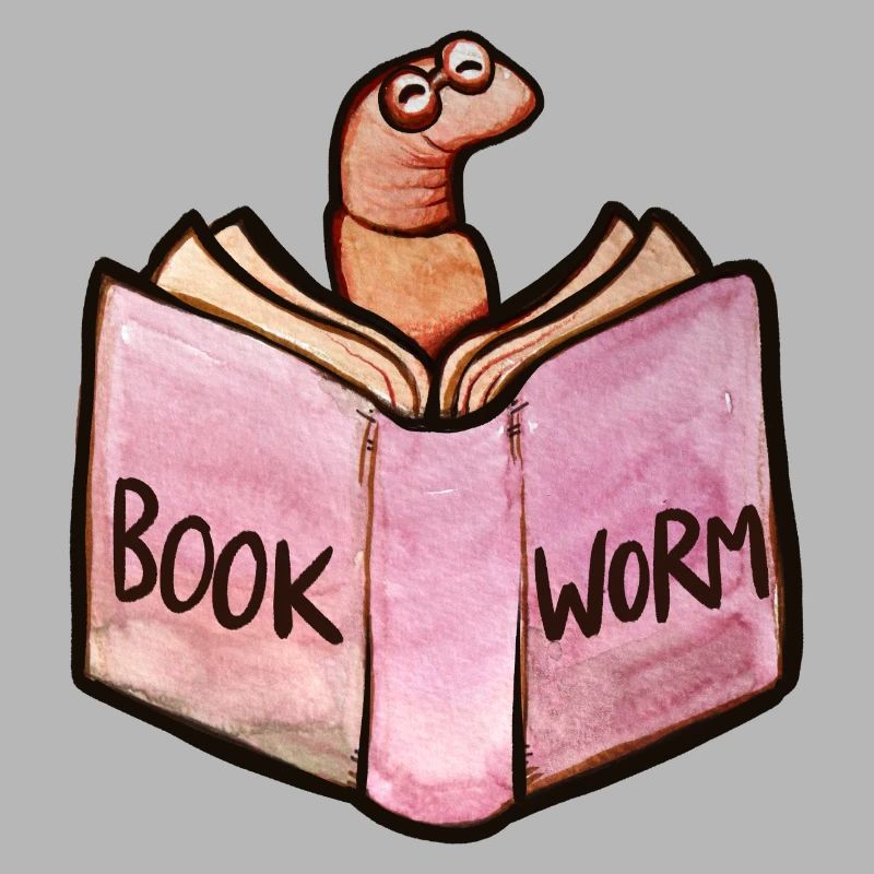 Bookworm Reader: Pink Open Book
