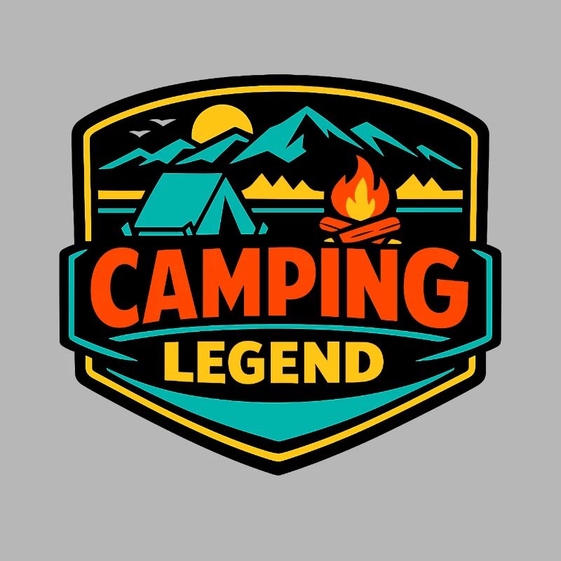 Camping Legend Shield