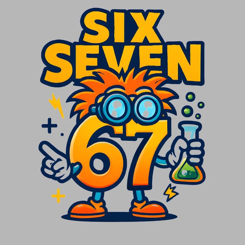 Six Seven 67 Science Humor Nerd Gift Idea