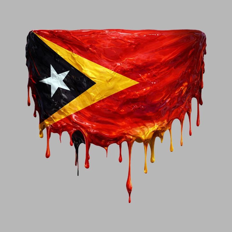 Drapeau de largage du TimorLeste